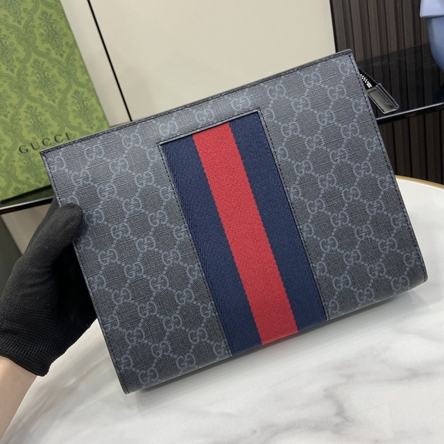 gucci專櫃新款原廠皮男士手拿包 古馳Ophidia系列手包 jcp2278